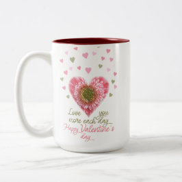 Tasse 2 Couleurs Heureuse Sainte-Valentin