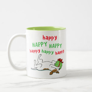 Tasse 2 Couleurs Heureux Jack Russell Terrier Meilleur chien de vac