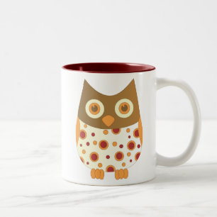 Tasse 2 Couleurs Hibou de huée