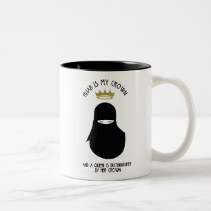 Tasse 2 Couleurs Hijab est ma couronne - NIQAB