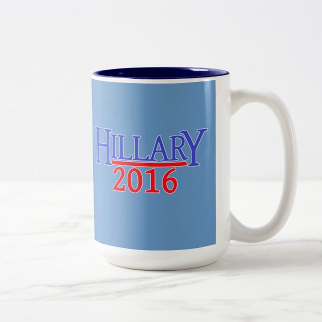 TASSE 2 COULEURS HILLARY 2016 (Droit)