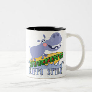 Tasse 2 Couleurs Hippopotame