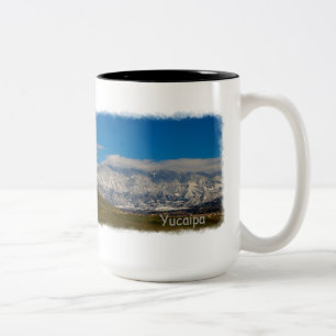 Tasse 2 Couleurs Hiver de vallée de Yucaipa