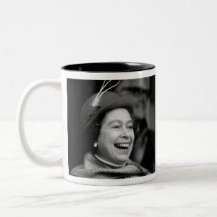 Tasse 2 Couleurs HM Queen Elizabeth II Windsor 1972 Professional Ph