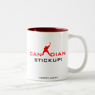 TASSE 2 COULEURS HOLD-UP CANADIEN !