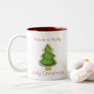 Tasse 2 Couleurs Holly Jolly Cocotte de Noël