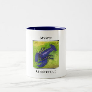 Tasse 2 Couleurs Homard Bleu Rare, Connecticut Mystique