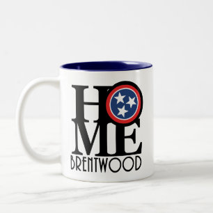 Tasse 2 Couleurs HOME Brentwood Tennessee
