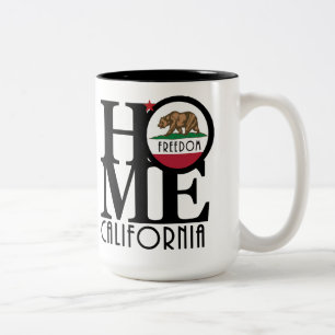 Tasse 2 Couleurs HOME Freedom California 15oz