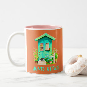 Tasse 2 Couleurs Home Office Garden Shed