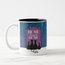 Tasse 2 Couleurs Home sweet home - Happy family