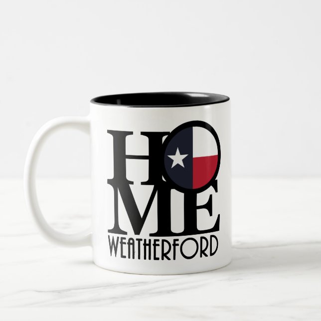 Tasse 2 Couleurs HOME Weatherford Texas (Gauche)