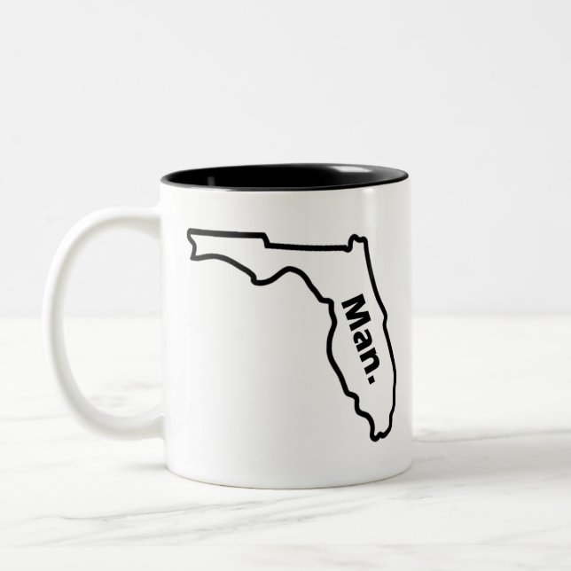 Tasse 2 Couleurs Homme de la Floride (Gauche)