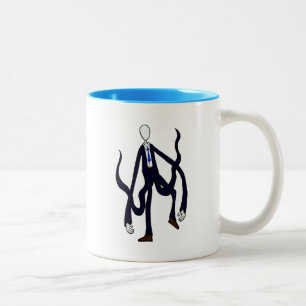 Tasse 2 Couleurs Homme mince - livre des monstres Halloween