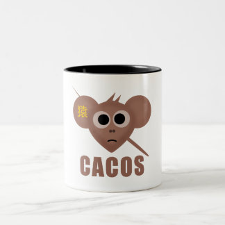 Tasse 2 Couleurs hoodie with cute monkey design