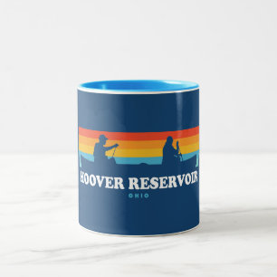 Tasse 2 Couleurs Hoover Réservoir Ohio Canoe