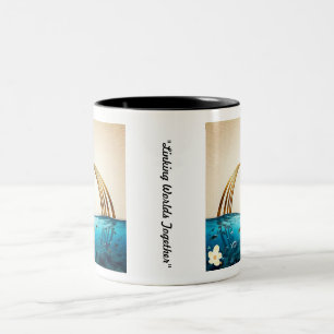 Tasse 2 Couleurs "Horizon pacifique trouvé"