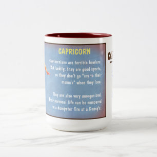 Tasse 2 Couleurs Horoscope : CAPRICORN (classé G)