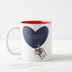 Tasse 2 Couleurs Hubby romantique Wifey Electric Lockout Tagout Hea