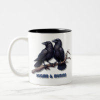 Huginn et Muninn Mug, Ravens d'Odin