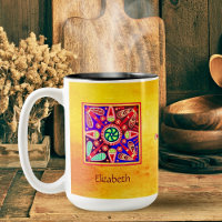 Huichol Mexicaine Art Bohème Coloré