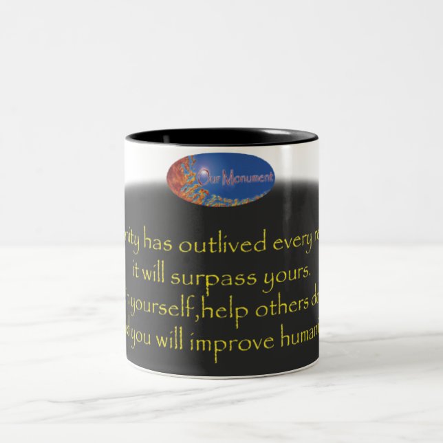 Tasse 2 Couleurs humanité (Centre)