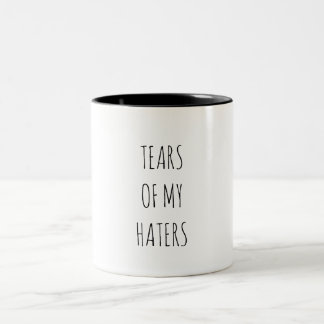 Tasse 2 Couleurs Humour amusant LARMES DE MES DÉTRACTEURS 