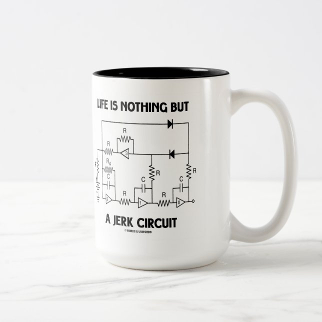 Tasse 2 Couleurs Humour de Life Is Nothing (Droit)