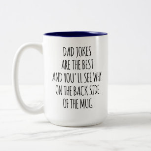 Tasse 2 Couleurs Humour de papa drôle “Vous verrez pourquoi au vers