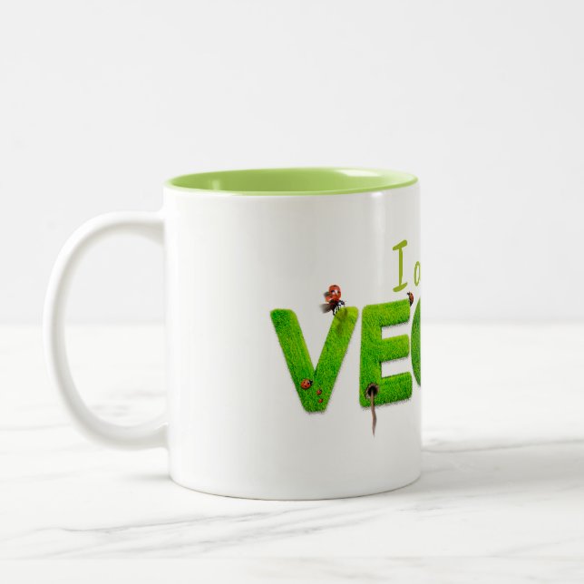 Tasse 2 Couleurs I am Vegan Golf Club Cover (Gauche)