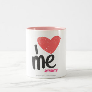 Tasse 2 Couleurs I coeur je rose