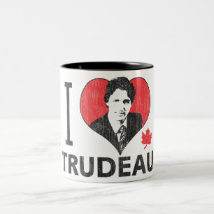 Tasse 2 Couleurs I coeur Trudeau