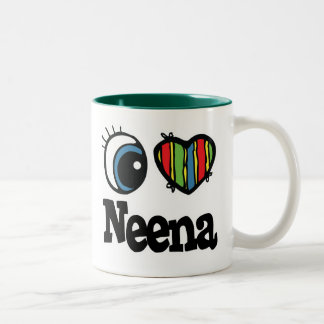 Tasse 2 Couleurs I Heart (Amour) Neena