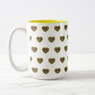Tasse 2 Couleurs I Heart Bees