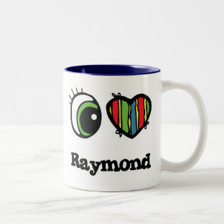 Tasse 2 Couleurs I Love (Coeur) Raymond