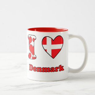 Tasse 2 Couleurs I love Denmark