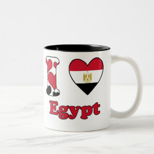 Tasse 2 Couleurs I love Egypt