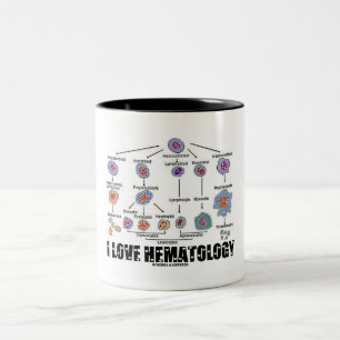 Tasse 2 Couleurs I Love Hematology