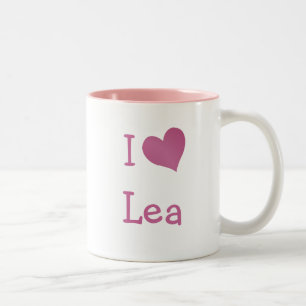 Tasse 2 Couleurs I Love Lea