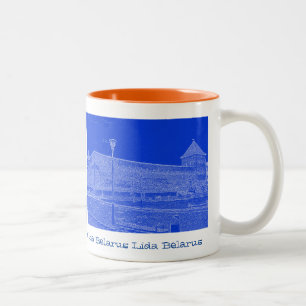 Tasse 2 Couleurs I Love Lida Belarus Architecture Castle Sketch