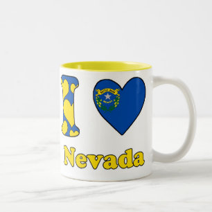 Tasse 2 Couleurs I love Nevada