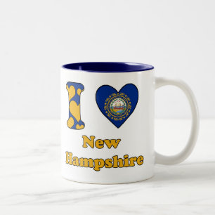 Tasse 2 Couleurs I love New Hampshire