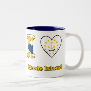 Tasse 2 Couleurs I love Rhode Island
