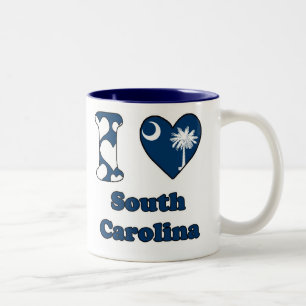 Tasse 2 Couleurs I love South Carolina