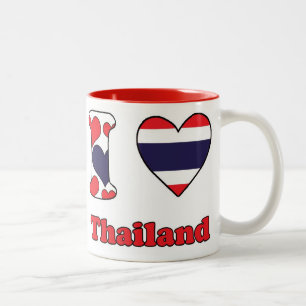 Tasse 2 Couleurs I love Thailand