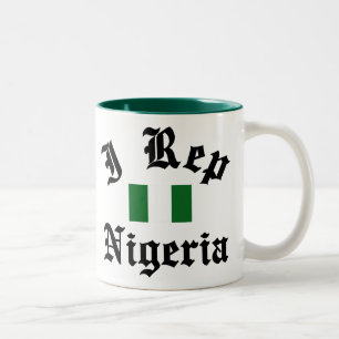 Tasse 2 Couleurs I représentant Nigéria