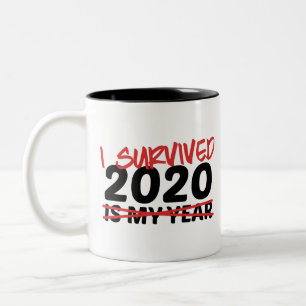 Tasse 2 Couleurs I Survived 2020