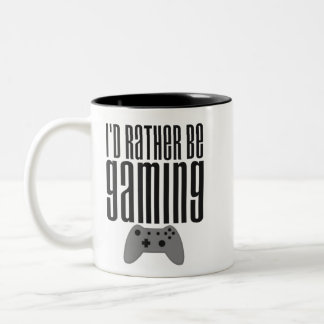 Tasse 2 Couleurs I'd Rather Be Gaming