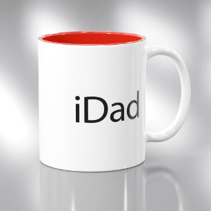 Tasse 2 Couleurs iDad (i Dad) - Une boue juste pour les papas