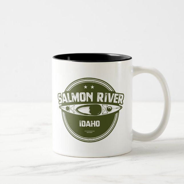 Tasse 2 Couleurs Idaho, rivière saumon (Droit)